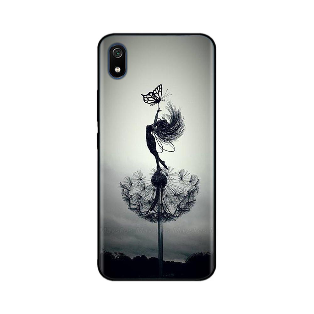 Чехол для Xiaomi Redmi 7A Redmi 7a ТПУ Мягкий Силиконовый Покрашенный Чехол для Xiaomi Redmi 7A 7 a Чехол Ударопрочный Чехол-Оболочка Para Coque