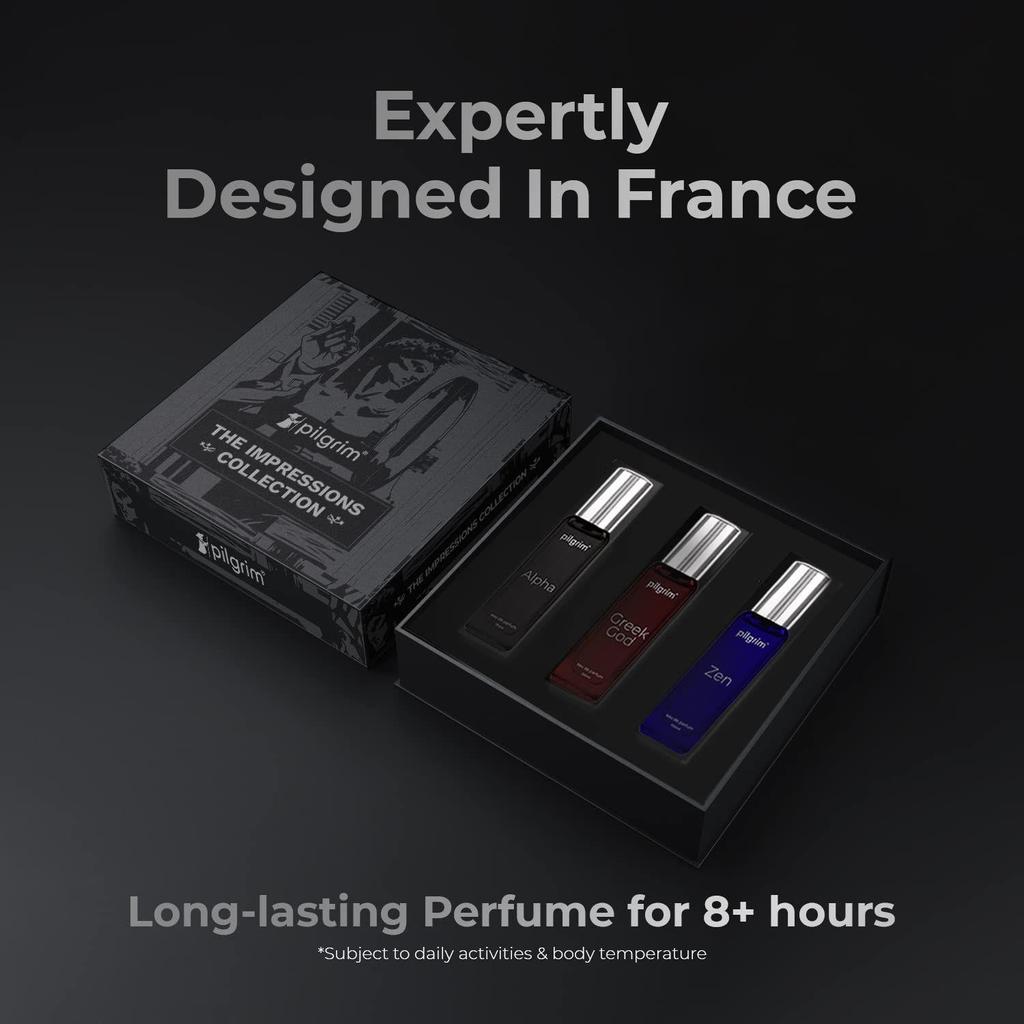 Коллекция «Впечатления» 3 в 1(3x60 мл)Подарочная коробка духов для мужчин(Парфюмированная вода)| Стойкий, с пряным, древесно-водным ароматом | Разработано во Франции