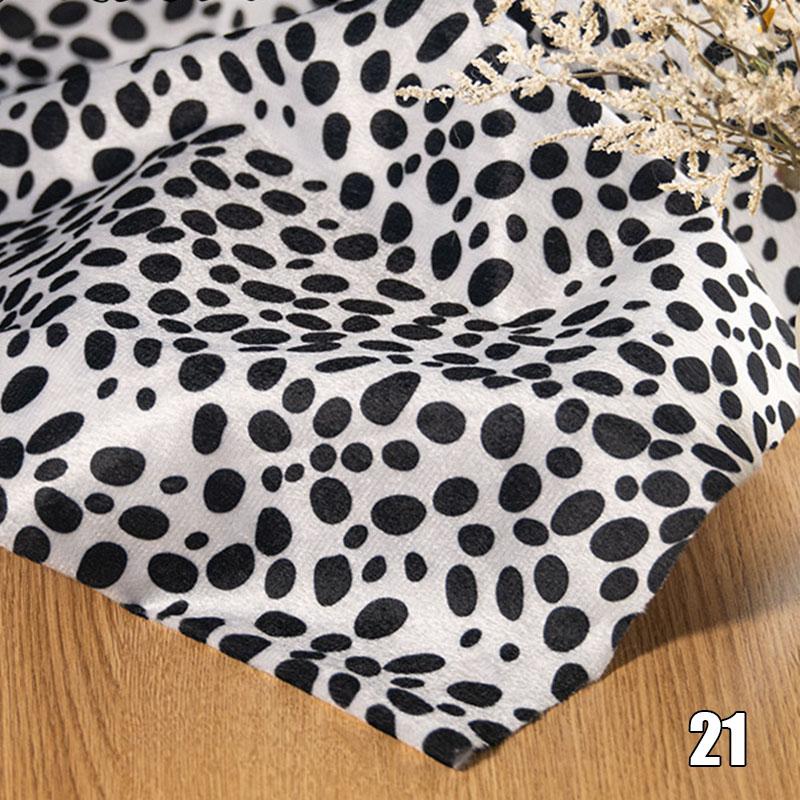 1x1.5m Animal Pattern Print Short Plush Fabric Imitation Tiger Leopard Zebra Cow Spotted Printed Fabric Costume DIY Cloth