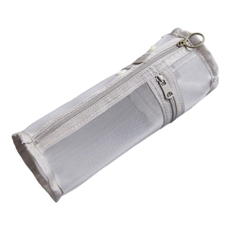 Пенал большой вместимости, сетчатый пенал, пенал в японском стиле, школьные и офисные принадлежности