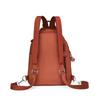Compact Backpack with Adjustable Straps and Front Zipper Pocket
