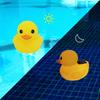 1 шт./2 шт. солнечные утки для бассейна, плавающие солнечные светильники для бассейна, водонепроницаемые светящиеся утки для ночной вечеринки у бассейна, декор для водных объектов