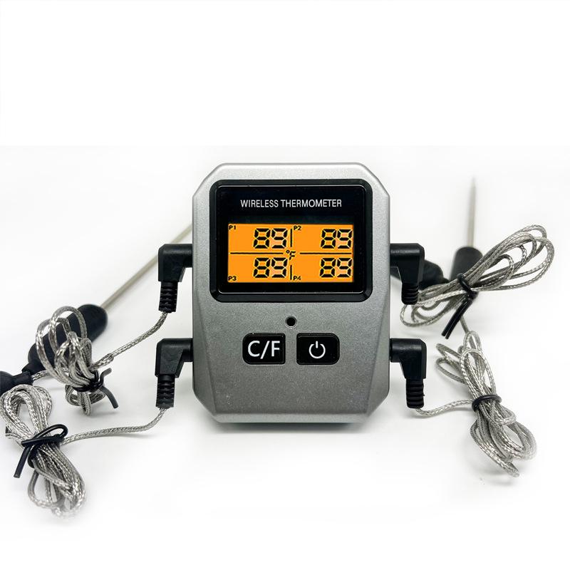 CH-610 Wireless Bluetooth BBQ Thermometer with Four Probes for Kitchen and Oven Cooking