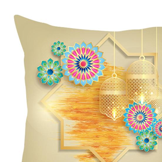 Pillow Case Breathable Festive Microfiber Modern Festival Home Sofa Soft Pillow Cushion Cover for Dorm