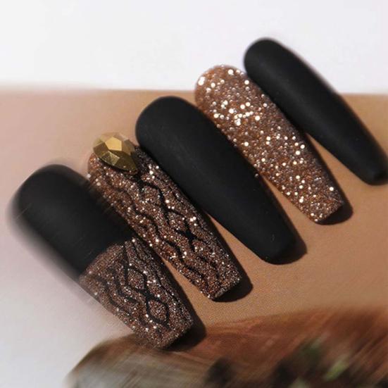 1 коробка пудры для ногтей стильная пудра с стойким эффектом, привлекающая внимание блестящая пудра для ногтей для женщин