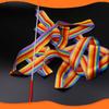 Dancing Ribbons Stick for Streamers Rhythmic with Twirling Rod Dance Ribbons Streamers Colorful Gymnastic Dance Ribbons