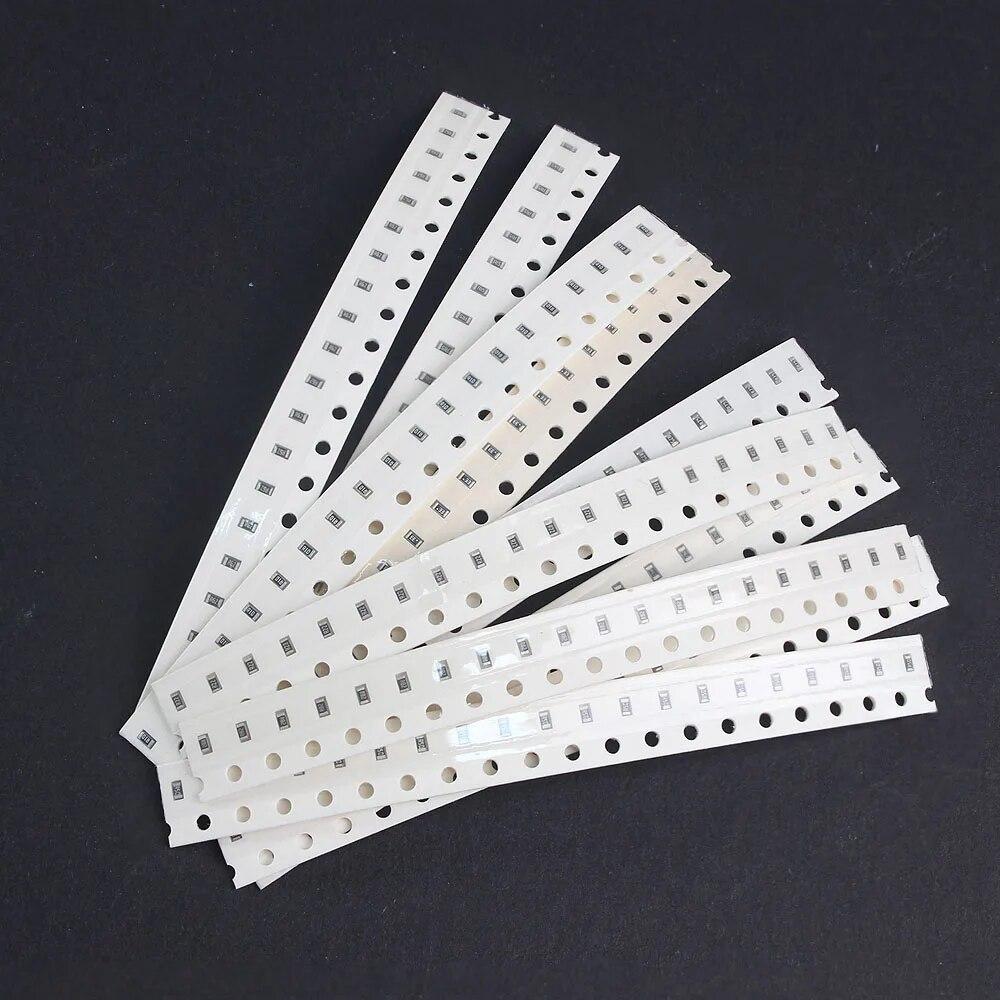 50/200 шт. комплект резисторов SMD 10 значений DIY электронные компоненты 1% набор прецизионных резисторов 0603 0805 1206 2512