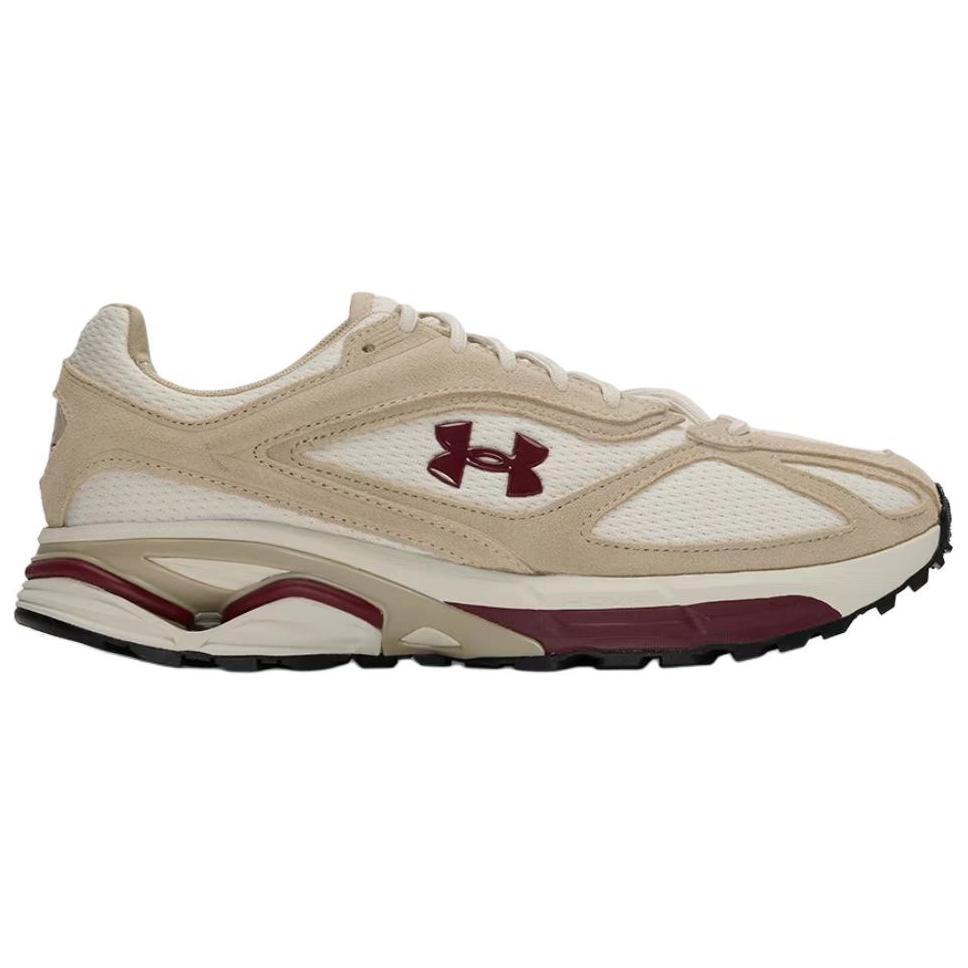 Under Armour HOVR Apparition CNY Удобные Универсальные Низкие Повседневные Кроссовки Унисекс Бежевый 6007155-279