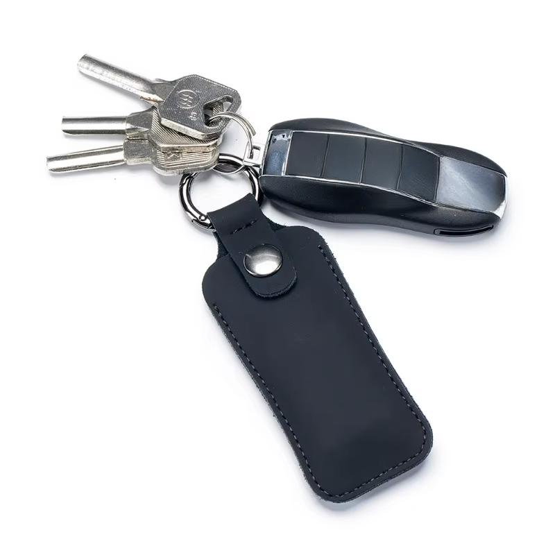 Кожаный защитный чехол для USB-накопителя, брелок для ключей, чехол для USB-флешки, защита от потери, чехол для автомобильного брелока для карты доступа Shield