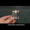 Компактная тестовая плата USB-кабеля DT3, Быстрый тестер для кабелей IOS Android Type-C, Портативный модуль PCB с защитой, Переключатель и световой индикатор