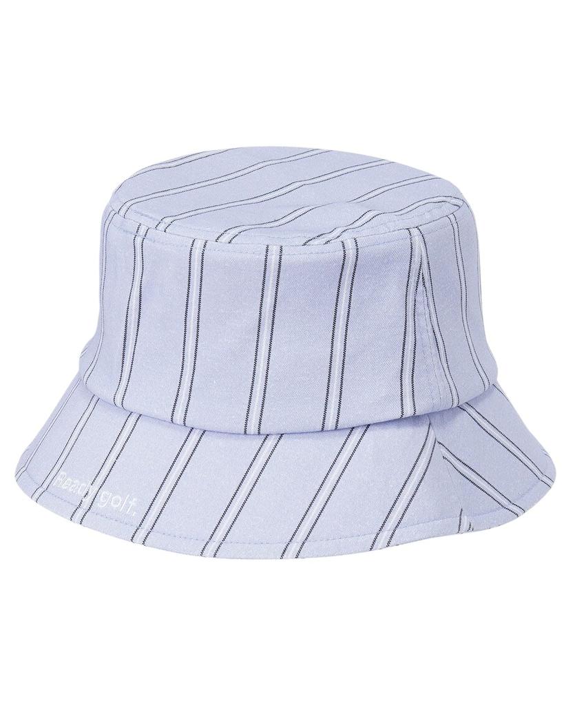 Unisex Bucket Hat Stripe UV Golf Hat FR [PEARLY GATES] (Shirt Pattern, Protection) / / 053-5187309 111_Blue
