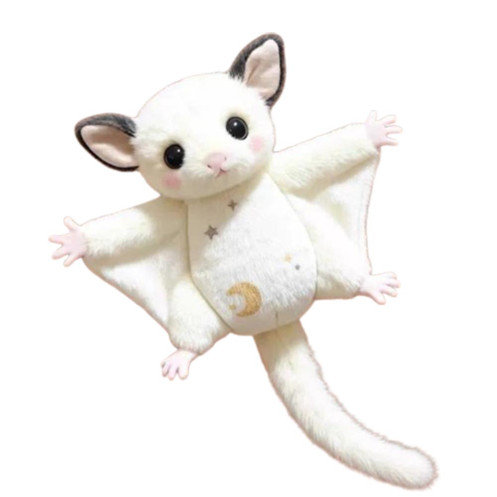 Cartoon Animal Honeybag Flying Spur Doll Stuffed Bat Mouse Plush Keychain Couple