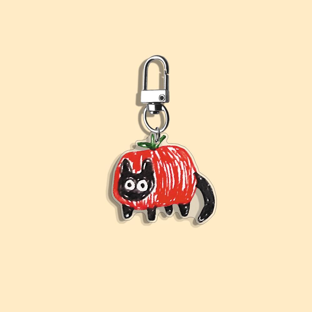 Funny Cat Keychain Student Gift Bag Women's Bag Cute Things Gift For Best Friends Cartoon