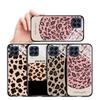 For Samsung A15 A35 A55 A73 S24 Xiaomi 13T 12T 11T Redmi Note 13 Pro 12 11 Pro 12S iPhone 15 16 Women Leopard Pattern Shockproof Tempered Glass Case