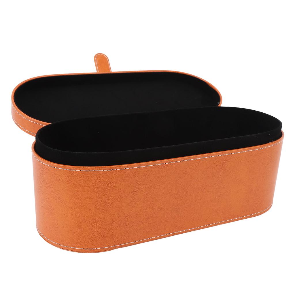 Hair Styling Tool Storage Bag Splash Proof Scratch Resistant PU Leather Portable Hair Dryer