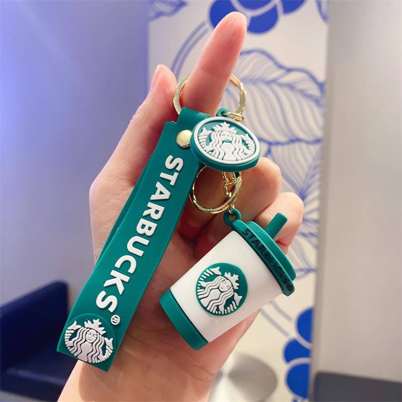 Креативный брелок для чашки молочного чая, милый брелок с куклой-медвежонком, подвеска для сумки, подарок из кукольного автомата