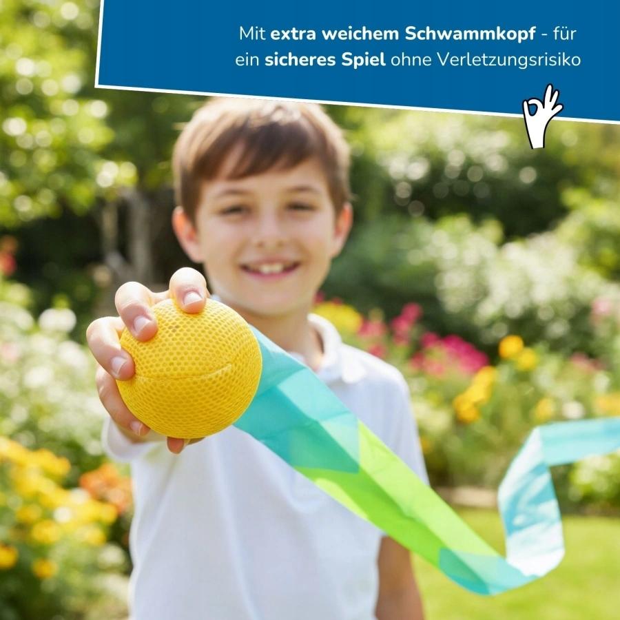 Throwing Ball with Tail Beach Ball Garden Toy for Children 3