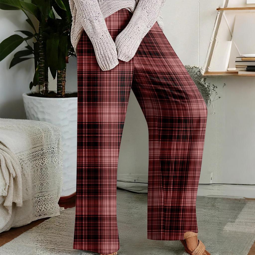 Pajama Pants, Sleepwear, Casual Drawstring Elastic Waist Pants, Comfortable Straight-leg Loose Pants