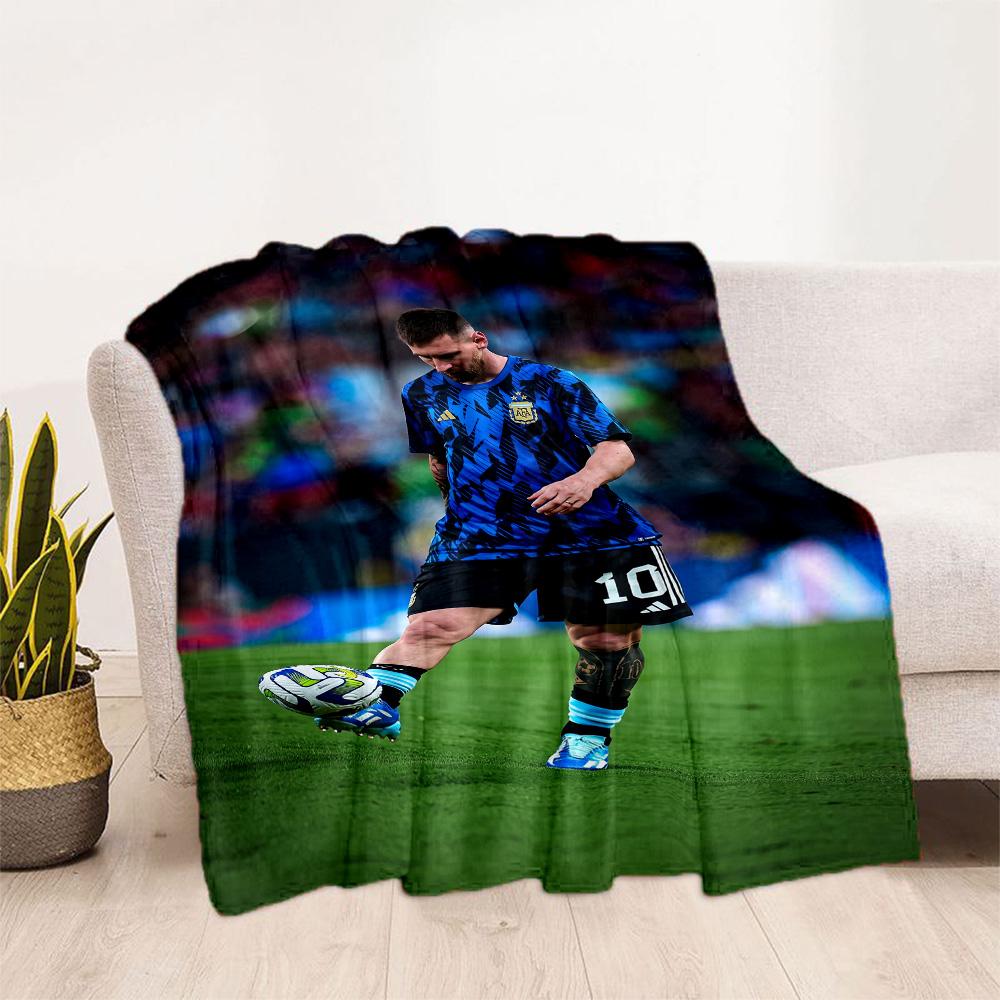 Messi 518 Blanket Durable Comfort Suitable for Chair Couch Office Chair All-Season Use Warmthful Decor Gift for Travel Home Birthdays
