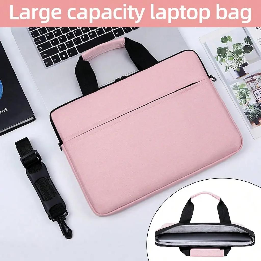 Laptop Bags Carrying Case for Laptop and Tablet Business Casual School Laptop Bag Shoulder Strap Durable Water-Repellent Fabric