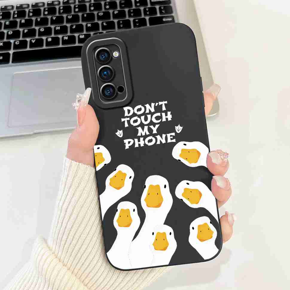 For Oppo Reno4 Pro 5G Case CPH2089 Luxury Art Painted Cover For Oppo Reno4 Reno 4 Pro 5G Phone Case Protector Soft Cover