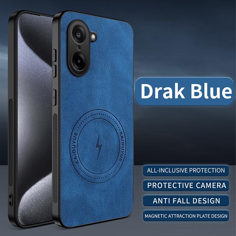 Для OnePlus Nord CE 5/Nord 5/Nord 3/1+ Nord5 Чехол Простой Стильный Магнитная Присоска Роскошная Кожаная Кожаная Анти-падение Защитная Крышка