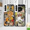 Абстрактный коллаж из карт Таро "Ведьма" Чехол для телефона для Samsung Galaxy S25 S24 S23 S22 S21 S20 Plus Ultra FE A55 Прозрачные мягкие чехлы