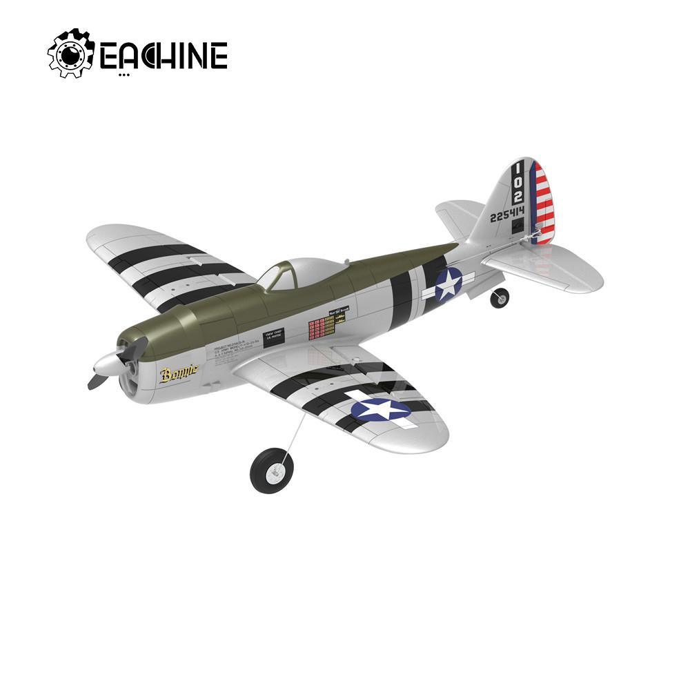 Eachine Mini P-47 Razorback Bonnie Warbird EPP 500mm Wingspan RTF 2.4G 6-Axis Gyro Stabilizer RC High Scale Airplane Fixed Wing with Flight Controller