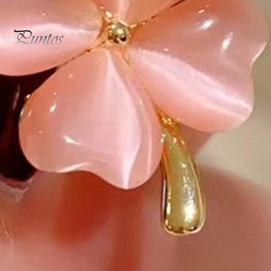 Брошь в виде клевера, украшение для воротника официальной одежды, брошь с растением, ювелирные изделия для одежды, гладкая реалистичная форма листа, антикоррозийная легкая булавка для одежды