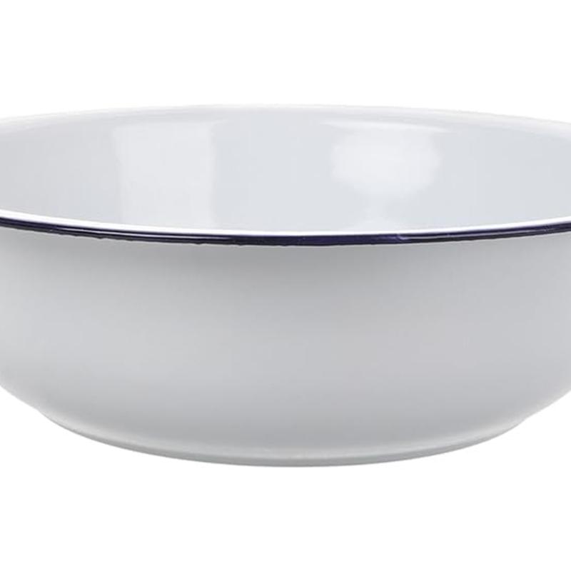 Enamel Coated Mixing Bowl For Kitchen Shatter Resistant Design Bowl For Baking Cooking Food Preparation