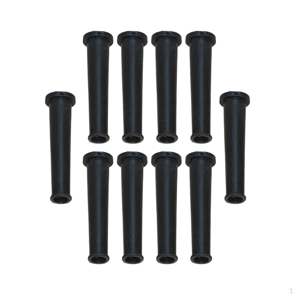 10 Pieces Rubber Cable Sleeve Boot Cover Lightweight Accessories Hose for Cutting