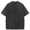 Mens Vintage Oversized Washed TShirt Retro Funny Frog Humor Graphic Casual Tee