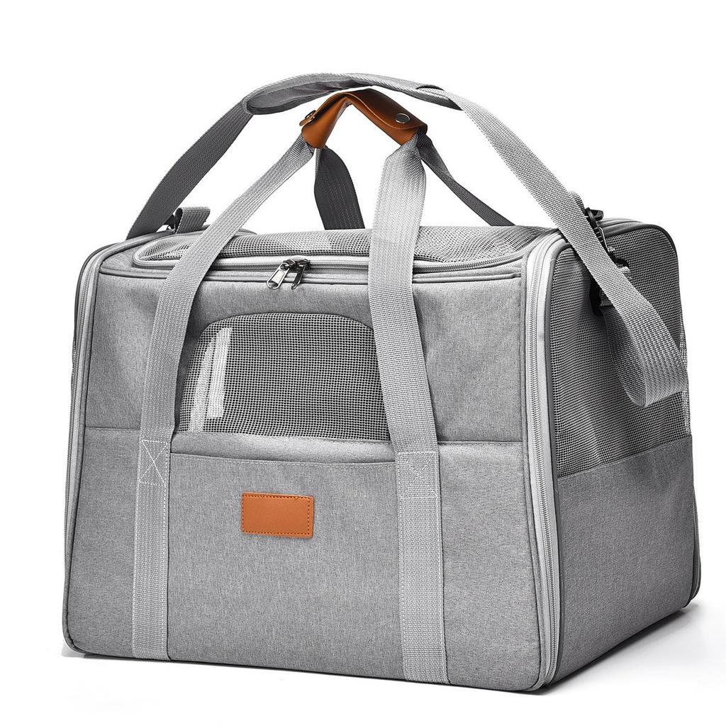 Портативный складной рюкзак для кошек: Дышащий, Ручной и Наплечный Дизайн с Большой Вместимостью