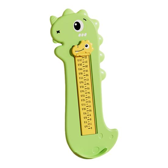 Cartoon Dinosaur Foot Measuring Device Kids Foot Length Measurement Gauge Infant Boys Girls Accurate Shoe Sizer Ruler Feet Measurer Tools