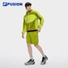 FILAFUSION Men's Casual Color-Block Hooded Windbreaker