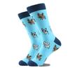Happy Funny Socks Men Animal Lion Sloth Shark Crazy Design Sokken Unisex Novelty Violin Carrot Crew Skateboard Calcetines Hombre