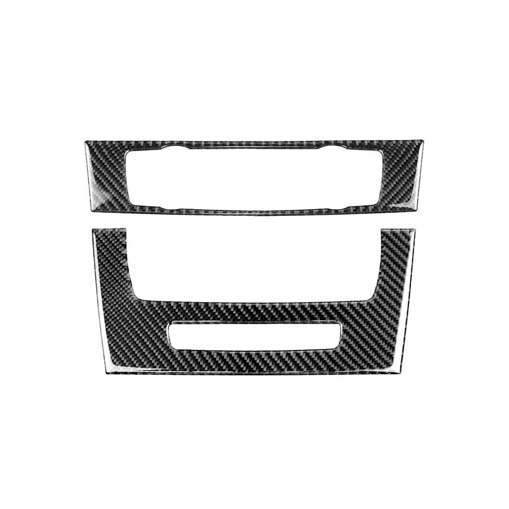 Real Carbon Fiber Interior Air Conditioning CD Panel Cover Trim For BMW 3 Series