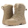 Winter size boots high-top snow boots warm high-top thickened velvet cotton shoes mountaineering snow boots large
