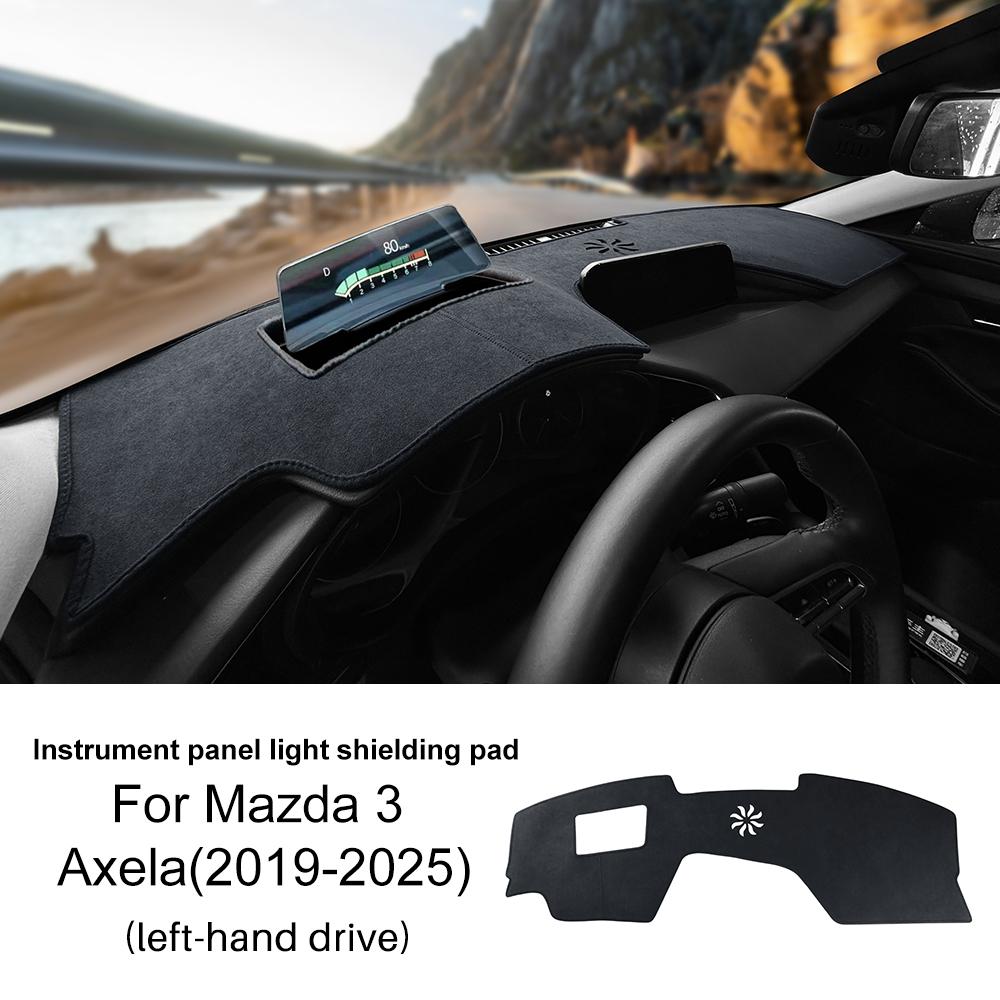 For Mazda 3 Axela 2019 2020 2021 2022 2023 2024 2025 Dashmat Car Summer Sunshade Dashboard Mat Carpet Pad Accessories