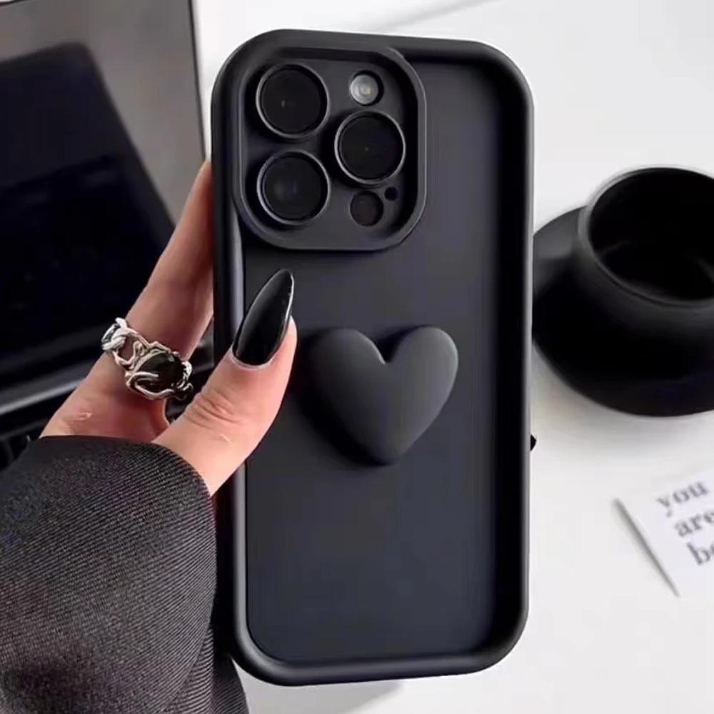 3D Love Подходит для iPhone 15 Promax Чехол для телефона Apple 14/13 Simple 12/7P/11/XR