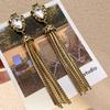 Tassel Earrings Women's Middle-aged Vintage Long Earrings