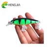 1pcs HENGJIA Mixed Minnow Bait Plastic Trout Pike Fishing Lures with Hook Fishing Tool