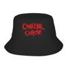 Унисекс панама с логотипом Cannibal Corpse Складные рыбацкие шляпы Летние повседневные кепки для рыбалки Внешняя индивидуальная солнцезащитная шляпа