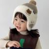 Wool Ear Protection Hat Soft Children Beanies Baby Wear Woolen Knitted Hats  Infant