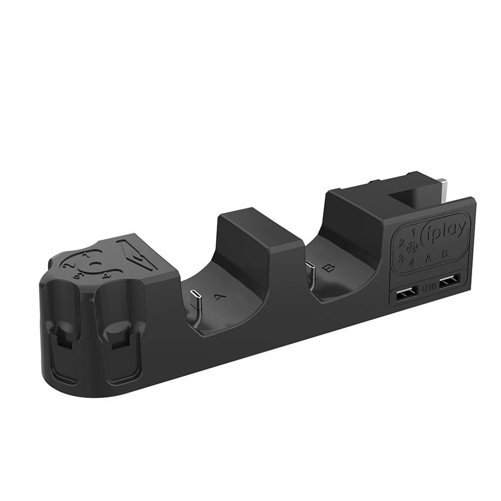 Зарядная станция 6-в-1 для Nintendo Switch, Joy Pad 2 Pro, поддержка зарядки USB 2.0 и игровых аксессуаров