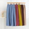 Women's Cotton Linen Loose Fit Wide-Leg Pants - Summer Fashion for Middle-Aged & Elderly