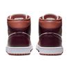 Air Jordan 1 Mid Dusty Peach Женские кроссовки Оранжевый Night-Maroon Sail BQ6472-200