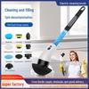 Rechargeable Multifunctional Electric Cleaning Brush with Automatic Rotation and Liquid Dispenser for Kitchen, Bathroom, and Glass Surfaces.