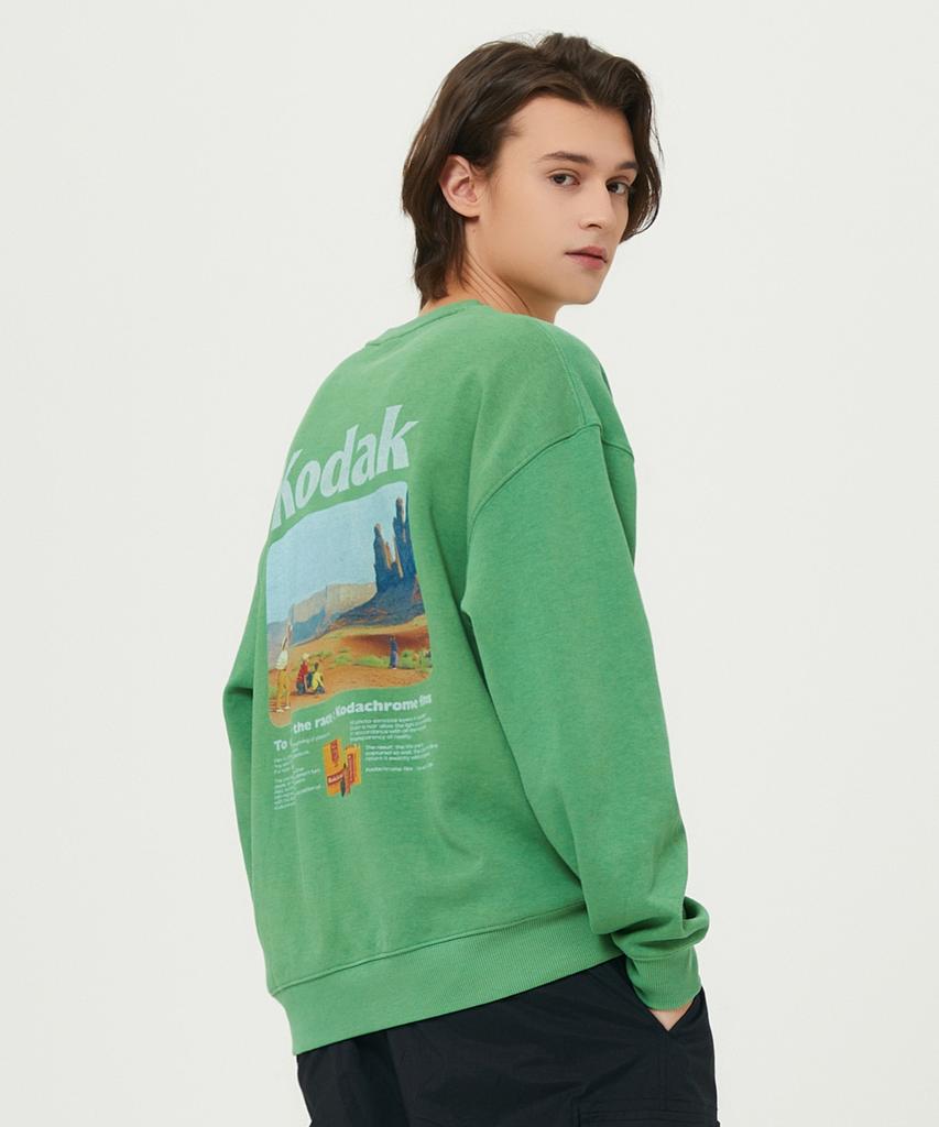 KODAK Scenery Graphic Sweatshirt Green