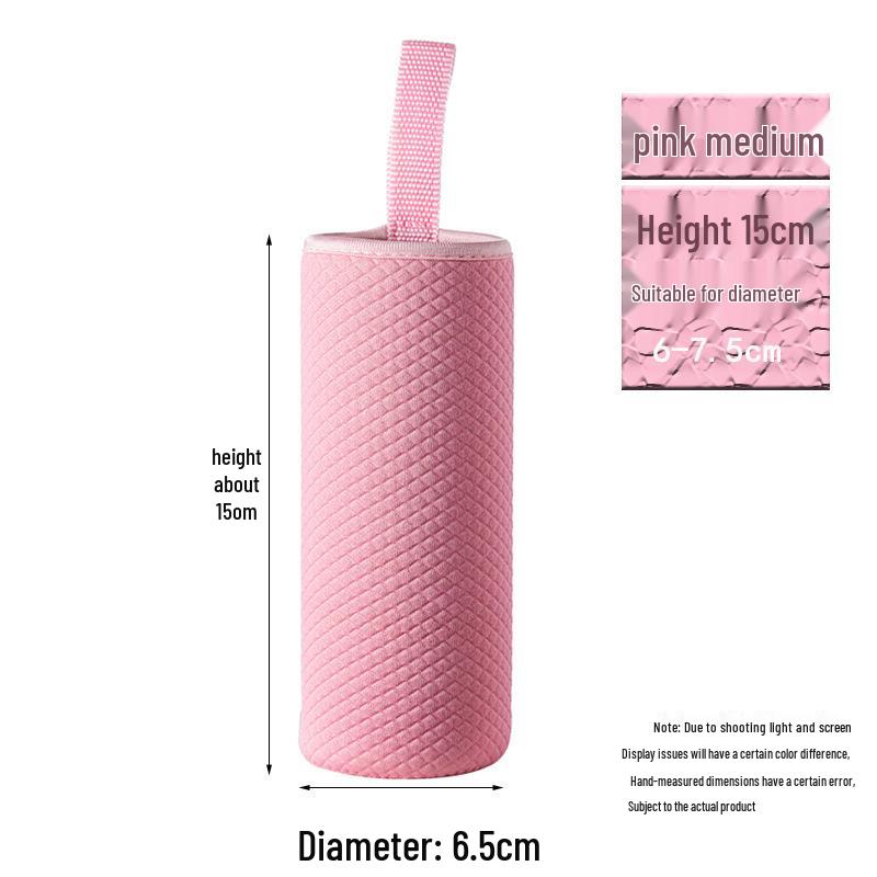 Универсальный ручной термоизолированный нескользящий чехол для стеклянной чашки с рельефным рисунком для сохранения тепла и защиты.